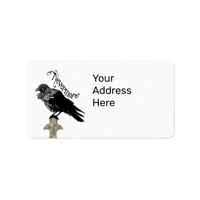 Etiqueta Raven (Frente)