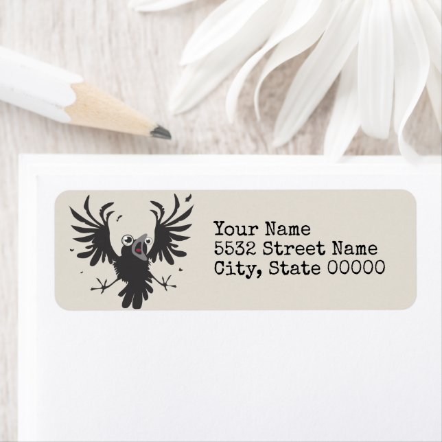 Etiqueta Raven - Velho Nascido Louco (Insitu)