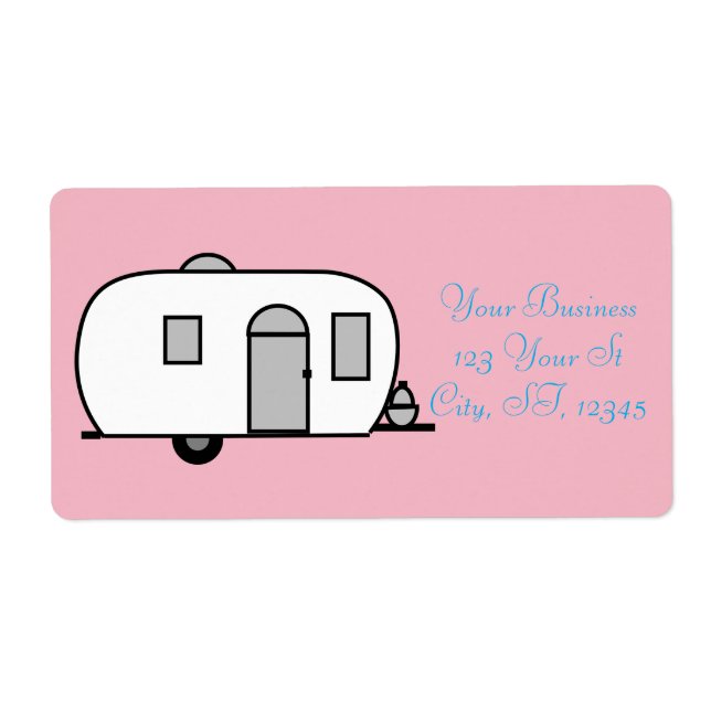 Etiqueta Reboque de viagem arredondado Thunder_Cove (Frente)