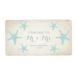 Etiqueta Recepção de casamento Mini Champagne Label Starfis