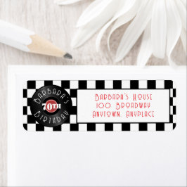 Etiqueta Record Player Rock N Roll Themed Birthday Party