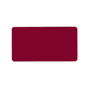 Etiqueta Red Dahlia Brick Maroon Burgundy 2015 - Tendência