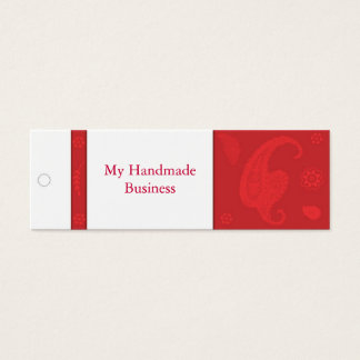 Etiqueta Red Paisley