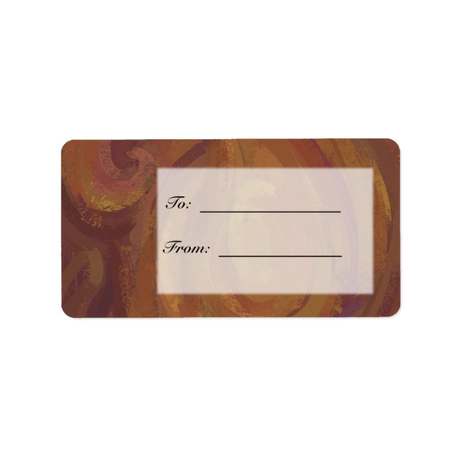 Etiqueta Redemoinho de Chocolate Caramelo (Frente)