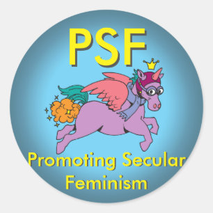 Etiqueta redonda de PSF