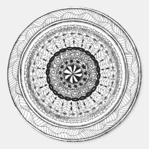 Etiqueta redonda de Zendala "Meer"