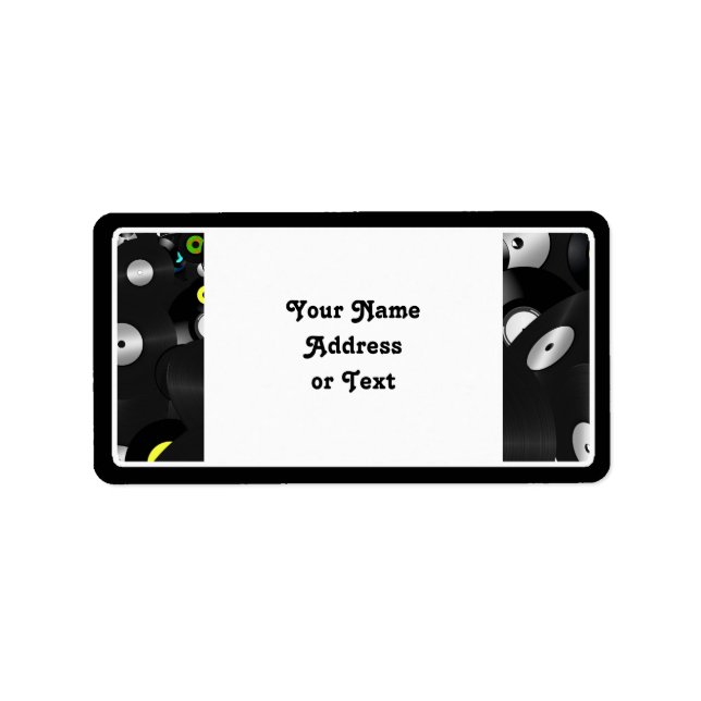 Etiqueta Registro LP Vinil-Look (Frente)