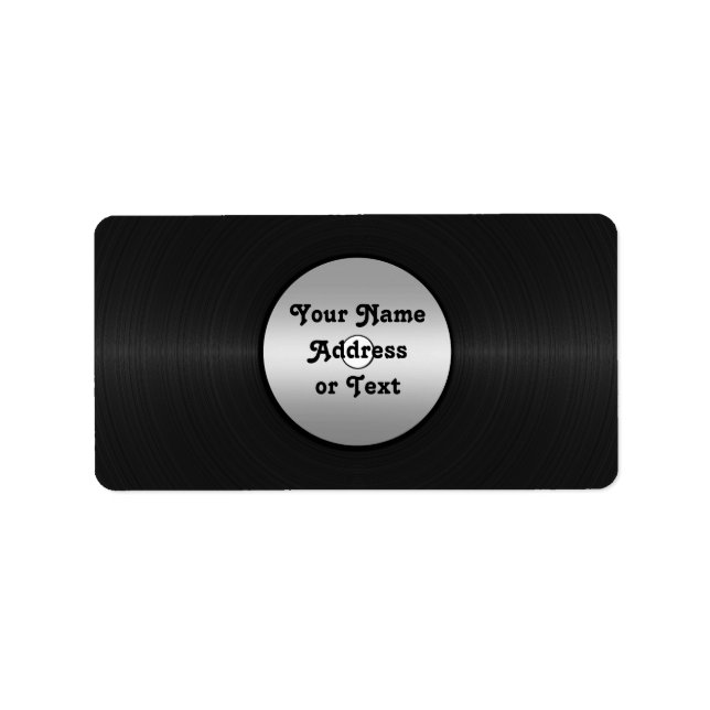 Etiqueta Registro LP Vinil-Look (Frente)