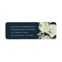 Regresso de Casamento Floral de Aquarela Minimalis