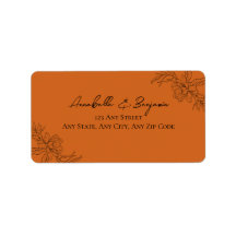 Regresso de Casamento Floral do Moderno Minimalist