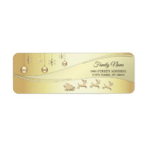 Reindet Sleigh Christmas Balls Endereço de devoluç