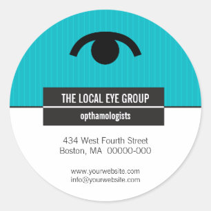 Etiqueta relativa à promoção óptica iconográf