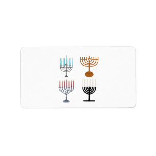 Etiqueta Religião Judaica Hanukkah