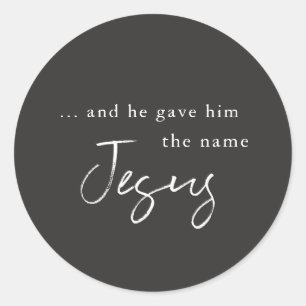 Etiqueta religiosa do Natal