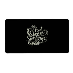 Etiqueta Repetição de surf no modo de dormir