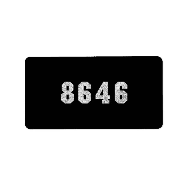 Etiqueta Republicano Trump 86 46 (Frente)