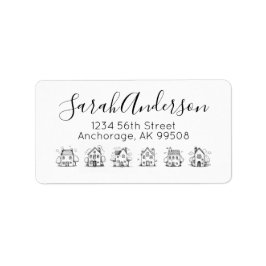 Etiqueta Residência de Repatriamento Imobiliário em Casas d