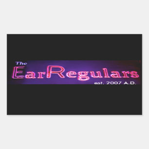 Etiqueta retangular de EarRegulars