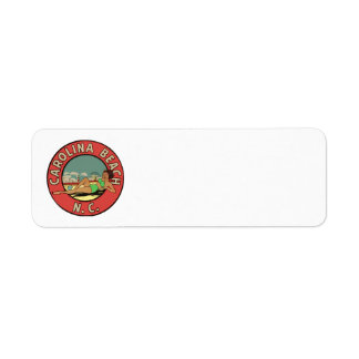 Etiqueta Retro Carolina Beach Roundel