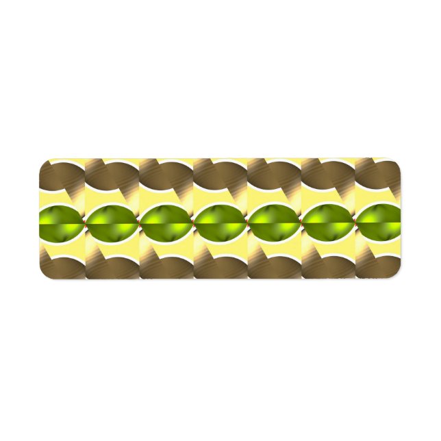 Etiqueta retro de papel de parede (Frente)