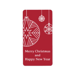 Etiqueta Return Address Label