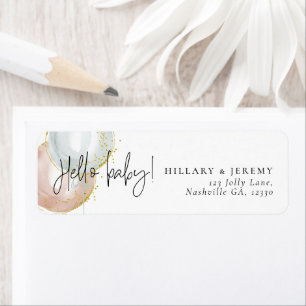 Etiqueta Rever Gênero Balão Chá de fraldas Endereço de Reto