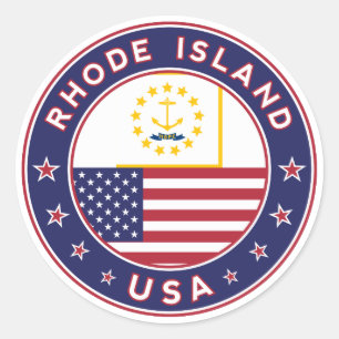 Etiqueta Rhode Island, capa de telefone, saco de t