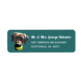 Etiqueta Ridgeback Rhodesian Address Labels