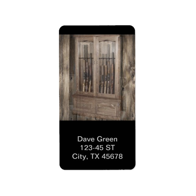 Etiqueta Rifles de Armamento Russo do País Ocidental (Frente)