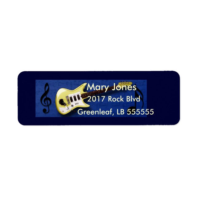 Etiqueta Rock Star (Frente)