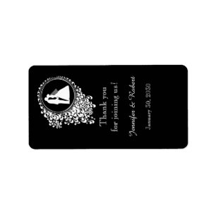 Etiqueta romântica moderna do bálsamo de bordo d