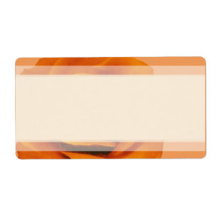 Etiqueta rosa de 1,25"x2,75" de endereço de correspondência