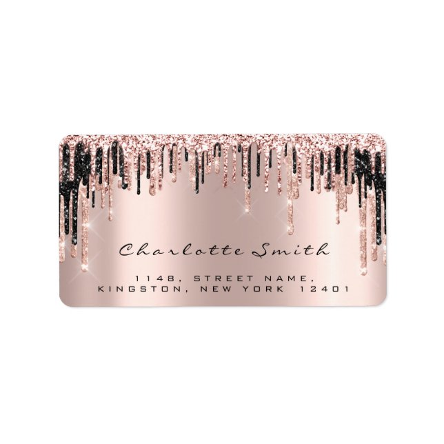 Etiqueta Rosa de Lábios de Kiss RSVP Bridal Makeup Glitter  (Frente)