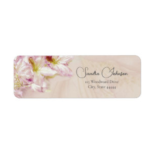 Etiqueta Rosa Dourado Azalea Wedding