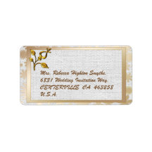 Rosa Dourado Floral e Linen Wedding