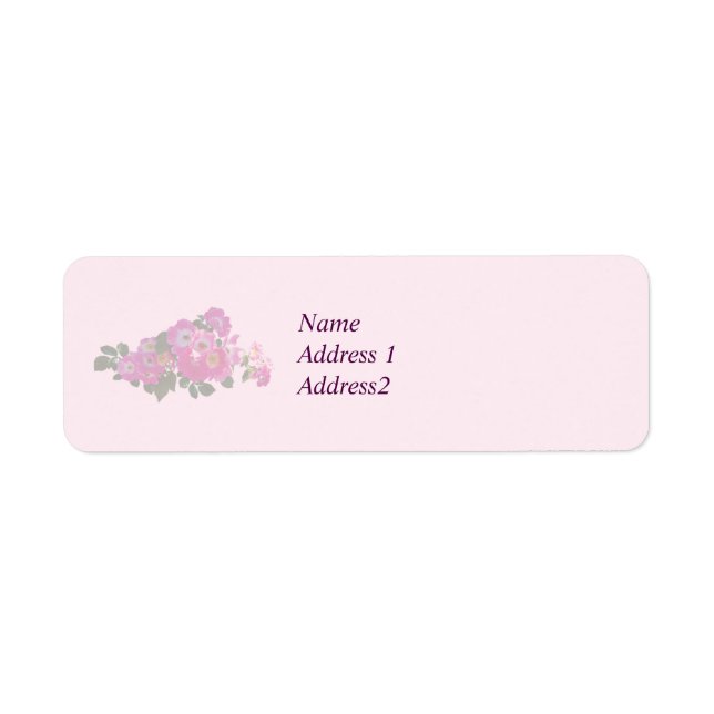 Etiqueta Rosa Pink Rambler Salve a Data (Frente)