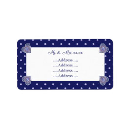 Etiqueta Rosace Azul