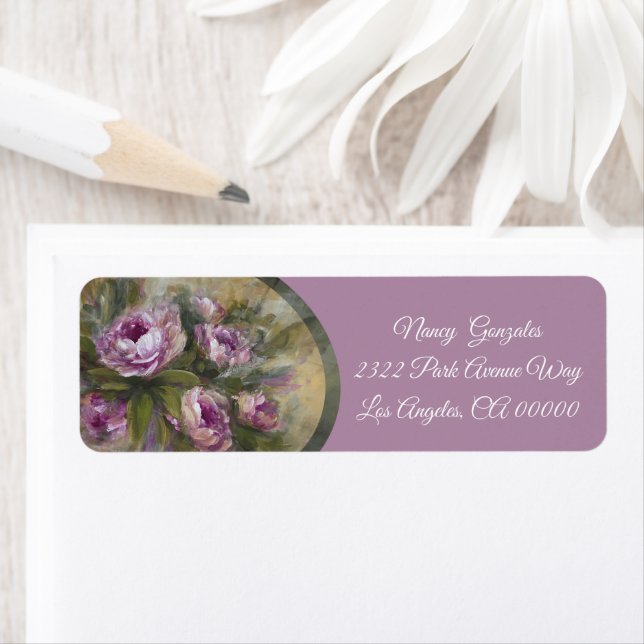 Etiqueta Rosas Cor-de-Rosa (Insitu)