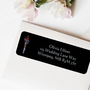 Etiqueta Rosas de Espada do Dragão Final