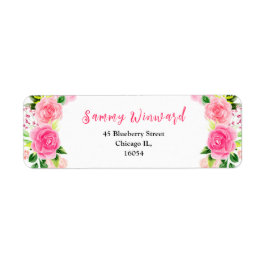 Etiqueta Rosas rosa e Chá de panela foliar