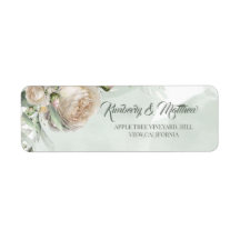 Rosas Verde Salvia Folhagem Casamento