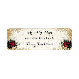 Etiqueta Rosas vermelhas góticas