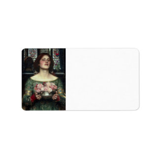 Etiqueta Rosebuds por John William Waterhouse