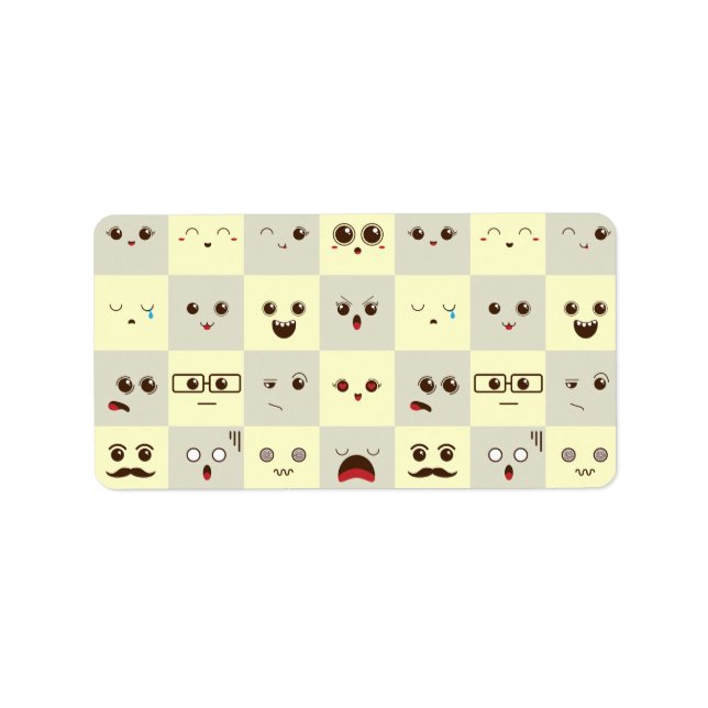 Etiqueta Rosto bonito (Frente)