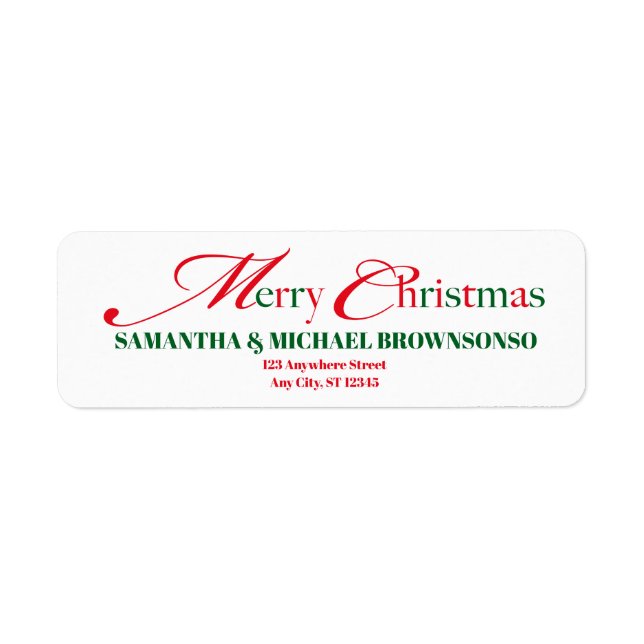 Etiqueta Roteiro de Natal em Família em Casa (Frente)