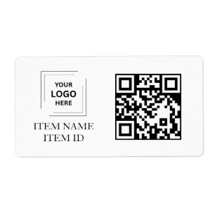Etiqueta Rotulagem de ID de Produto com Código QR de Invent