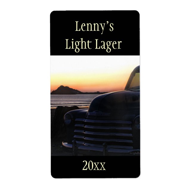 Etiqueta Rótulo antigo Chevy Lager (Frente)