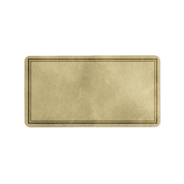 Etiqueta Rótulo Apotário Horizontal Médio (Frente)