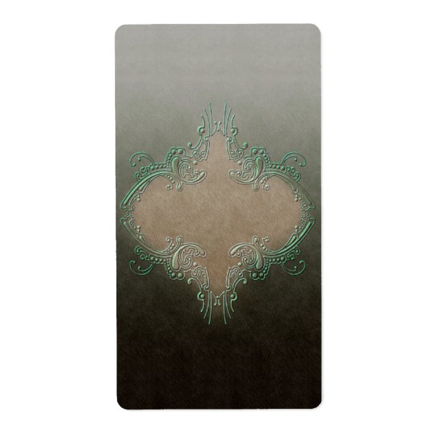 Etiqueta Rótulo Apothecary bonito (Frente)