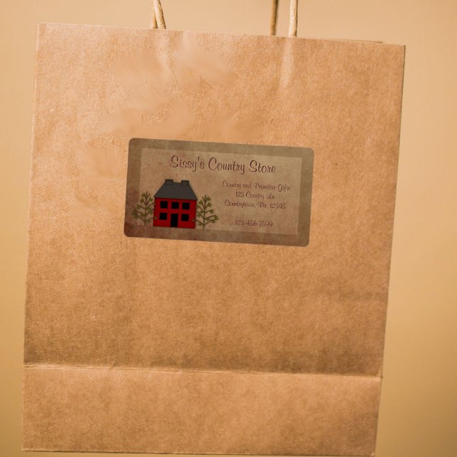 Etiqueta Rótulo Comercial da Casa Primitiva (Criador carregado)